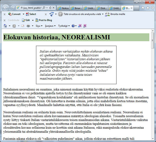 html css koodaus tehtava kuvakaappaus 02